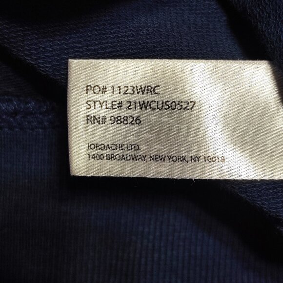 U.S. Polo Assn. full zip hoodie boys size XL blue with yellow logo - Picture 7 of 10